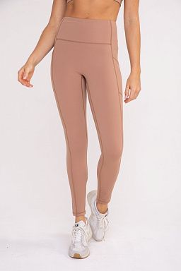 BRONZE Newport No Front Seam Lycra-Blend Swoop