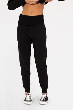 Brushed Slim Fit Lounge Black