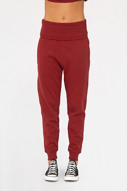 Brushed Slim Fit Lounge Red velvet