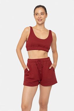 Cotton Blend Sweat Lounge Red velvet