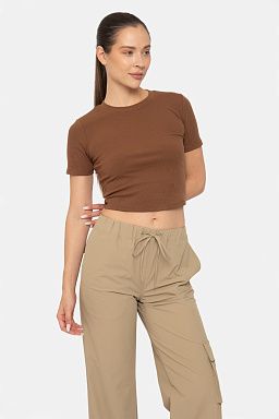 Essential Micro-Ribbed Athleisure Baby Cocoa dust