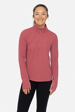 GREEN Mock Neck Active Soft magenta