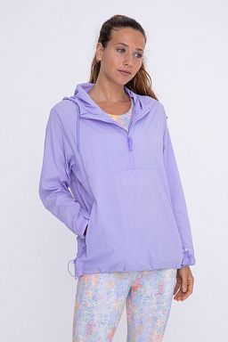 Half-Zip Nylon Active