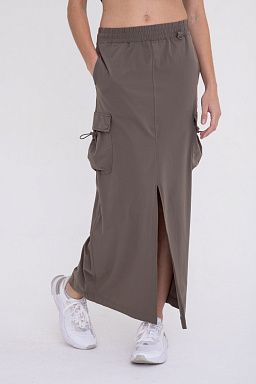 Mid-Rise Front Slit Maxi