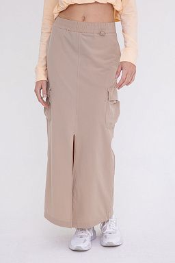 Mid-Rise Front Slit Maxi