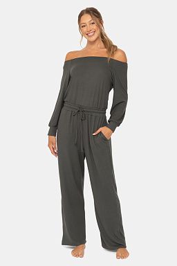 Off-the-Shoulder Lounge Urban grey