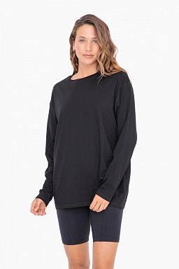 Organic Cotton Long Sleeve Boyfriend Tee