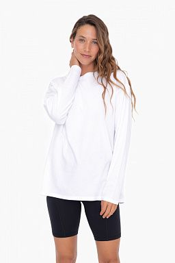 Organic Cotton Long Sleeve Boyfriend Tee