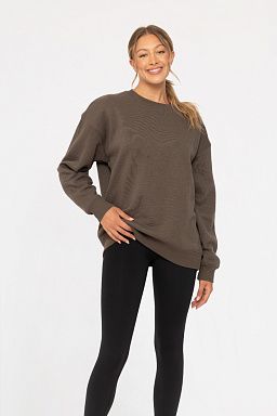 Oversized Fleece Dark olive