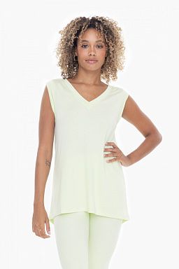 Oversized V-Neck Tunic Tee