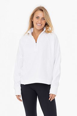 Plush Half-Zip Fleece Pullover