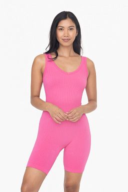 Ribbed Seamless Romper