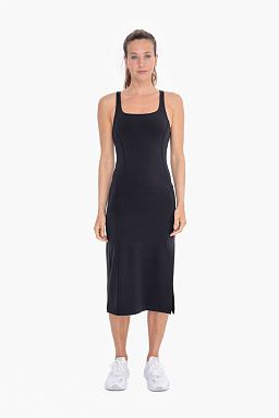 Venice Square Neck Body Con Balck