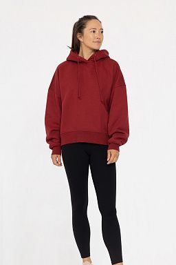 Oversized & Solid Black/Red velvet set